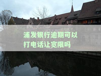浦发逾期8天，银行要求全额还款，如何处理？