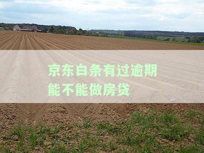 白条逾期影响房贷，逾期还款白条，或将影响你的房贷申请！