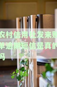 农村信用社收到钱的短信提醒：为何卡上无资金？