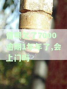 借呗欠款7000逾期一年，真的会上门催收吗？