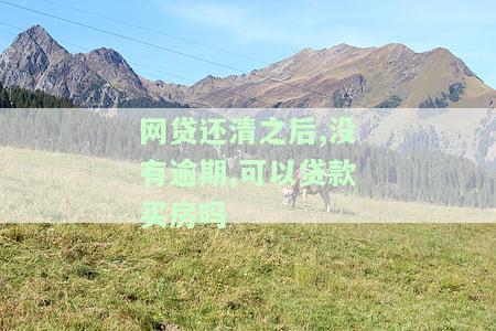 网贷还清无逾期，能否贷款买房？知乎探讨