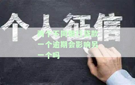 一家银行两笔贷款没还逾期，两家贷款未还，银行催收逾期账款