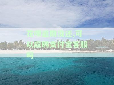 花呗逾期没还,可以应聘支付宝客服吗