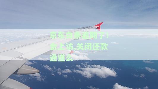 逾期了！会上访，关闭还款通道么-逾期了会被上门吗