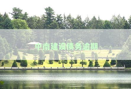 中南建设公司债发行17亿，同时进行债权转让