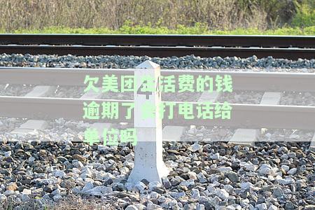 欠美团生活费的钱逾期了会打电话给单位吗？真的吗？