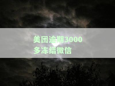 美团逾期3000多冻结微信支付宝：如何解冻？