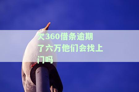 欠逾期了六万他们会找上门吗是真的吗，求解！欠六万元逾期，他们真的会找上门吗？