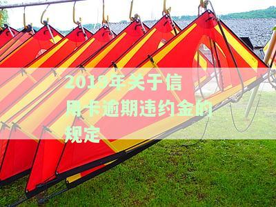 2019年关于信用卡逾期违约金的规定有哪些，深度解析：2019年关于信用卡逾期违约金的规定
