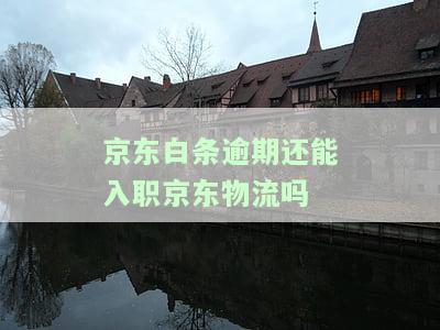 逾期还能入职京东物流吗，逾期是否会影响在京东物流的入职机会？