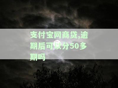 支付宝网商贷逾期期限：可期多久还款？