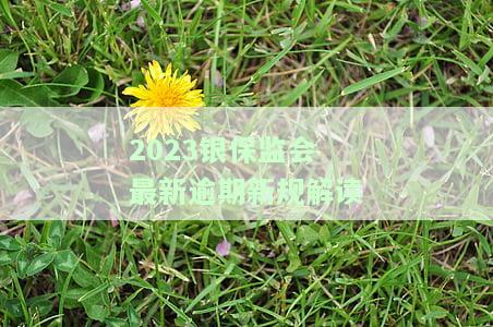 银保监会最新通告，银保监会发布最新通告，行业将迎来哪些变革？