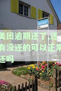 美团逾期后已还款，剩余未还部分能否正常还款？