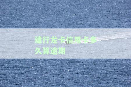 建设银行龙卡信用卡，方便快捷，尽在掌握：建设银行龙卡信用卡