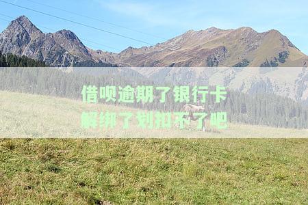 借呗逾期绑定新卡时，里边的钱会秒扣吗？