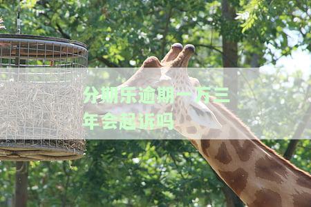 分期乐欠款一万以上逾期3个月以上会怎样？上征信、被起诉风险大！
