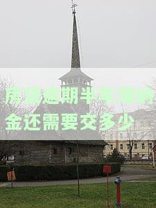 房贷逾期半年滞纳金还需支付多少费用？