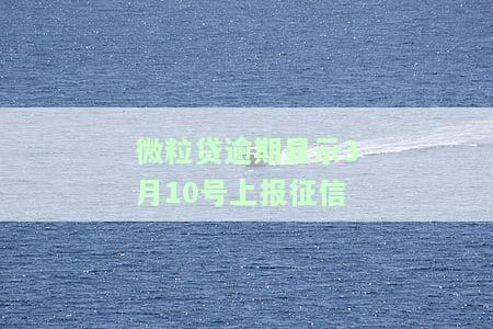 微粒贷逾期界面全解析：外观、位置及重要信息一览