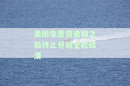 美团生意贷逾期10天后还款，额度恢复！为何会出现这种情况？