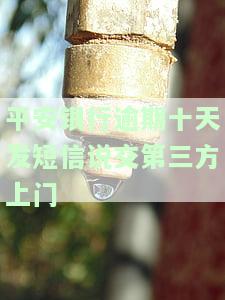 平安银行逾期三个月上门找我，真的会来我家基地吗？该怎么办？
