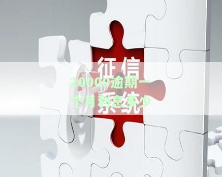 计算两万逾期一个月利息：正常情况应为多少？