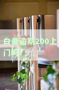 白条逾期65天会否上门催收？