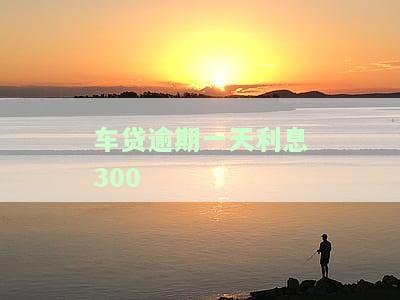 车贷逾期一天利息增加500多：是否正常？