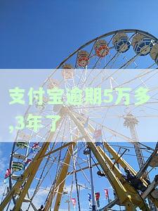 支付宝欠款5万多逾期两年，逾期两年，支付宝欠款达五万元以上！