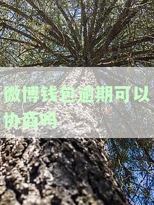 微博钱包逾期可以协商吗-微博钱包逾期可以协商吗还款