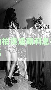 拍拍贷逾期利息多高啊，揭秘拍拍贷逾期利息：高得令人震惊！