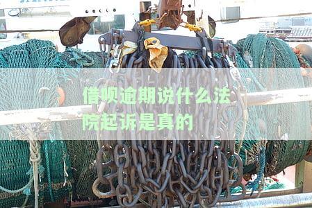 借呗逾期法院诉讼，遭遇借呗逾期，可能面临法院诉讼！