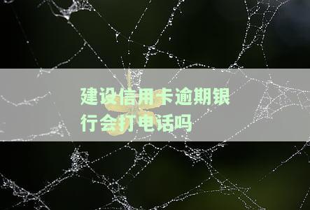 建设信用卡逾期银行会打电话吗是真的吗，真相揭秘：建设信用卡逾期后，银行是否会打电话催收？