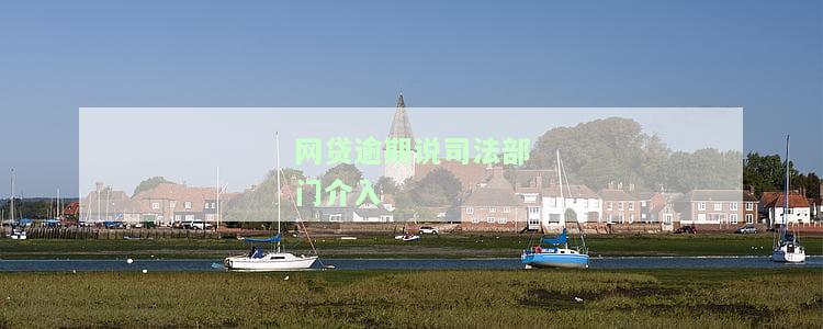 网贷逾期说司法部门介入-网贷逾期说司法部门介入是真的吗