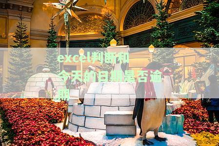 Excel里判断今天日期的公式及写法教程