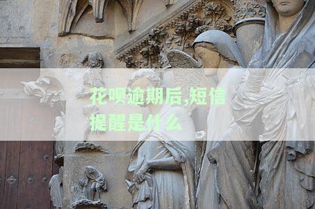 花呗逾期后，短信提醒的具体含义是什么？