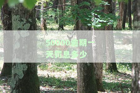 50000逾期一天罚息多少合适，如何计算逾期一天的罚息？以50000元为例