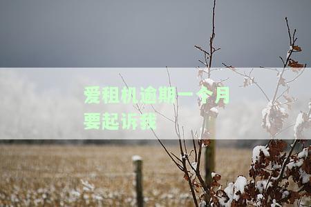爱租机逾期一个星期：会产生什么影响？