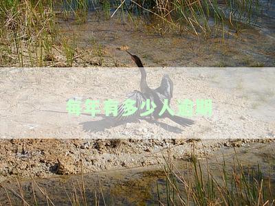 每年有多少人逾期