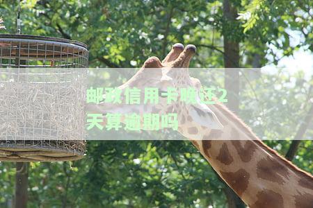 邮政信用卡晚还2天算逾期吗-邮政信用卡晚还2天算逾期吗怎么办