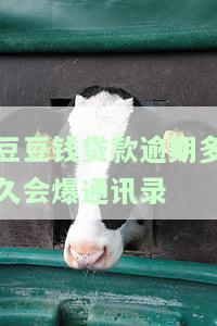 豆豆钱逾期两天真会打联系人？逾期四天威胁家人，紧急联系人会被电话通知2021