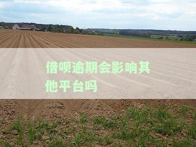 借呗逾期会不会影响其它信用卡，借呗逾期是否会影响其他信用卡？