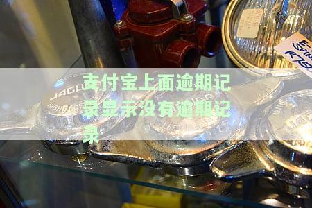支付宝上面逾期记录显示没有逾期记录-支付宝上面逾期记录显示没有逾期记录怎么回事