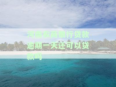 河南农商银行房贷逾期一天会上征信吗，河南农商银行：房贷逾期一天是否会影响信用记录？