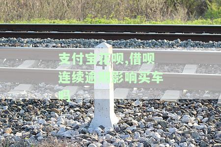 支付宝花呗、借呗连续逾期，会影响购车安全吗？