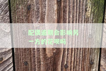 逾期对配偶的影响：全面解析其可能产生的影响及严重性