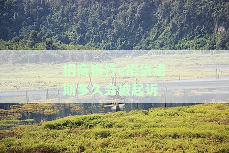 招商银行e招贷逾期多久会被起诉