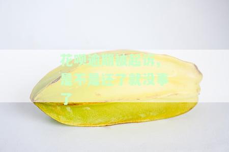 花呗逾期被起诉,是不是还了就没事了-花呗逾期被起诉,是不是还了就没事了呢