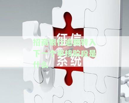 招商银行逾期转入下一个审核阶是什么，招商银行逾期：转入下一个审核阶的步骤和注意事