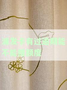 浦发卡有过逾期能不能提额度呢，逾期记录是否会影响浦发银行信用卡提额？