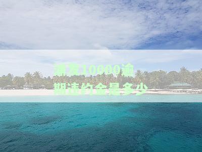 浦发银行逾期一年，金额5000是否会被告上法庭？